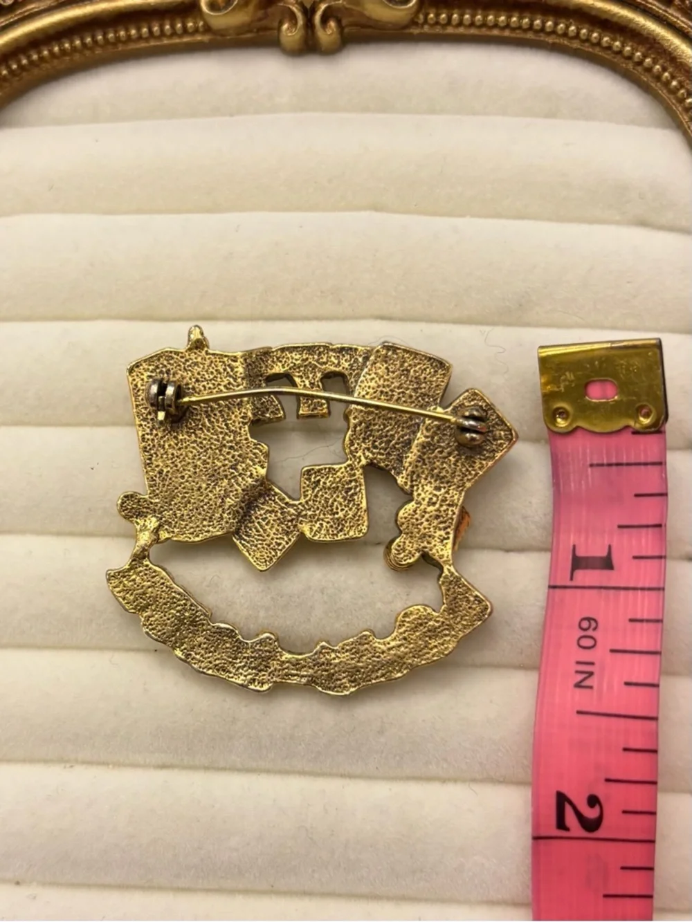 Lady Luck Pin‎ Brooch Gold Tone Casino Dice Slots Cards Fashion Jewelry Unisex